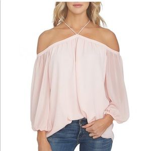1 State cold shoulder blouse